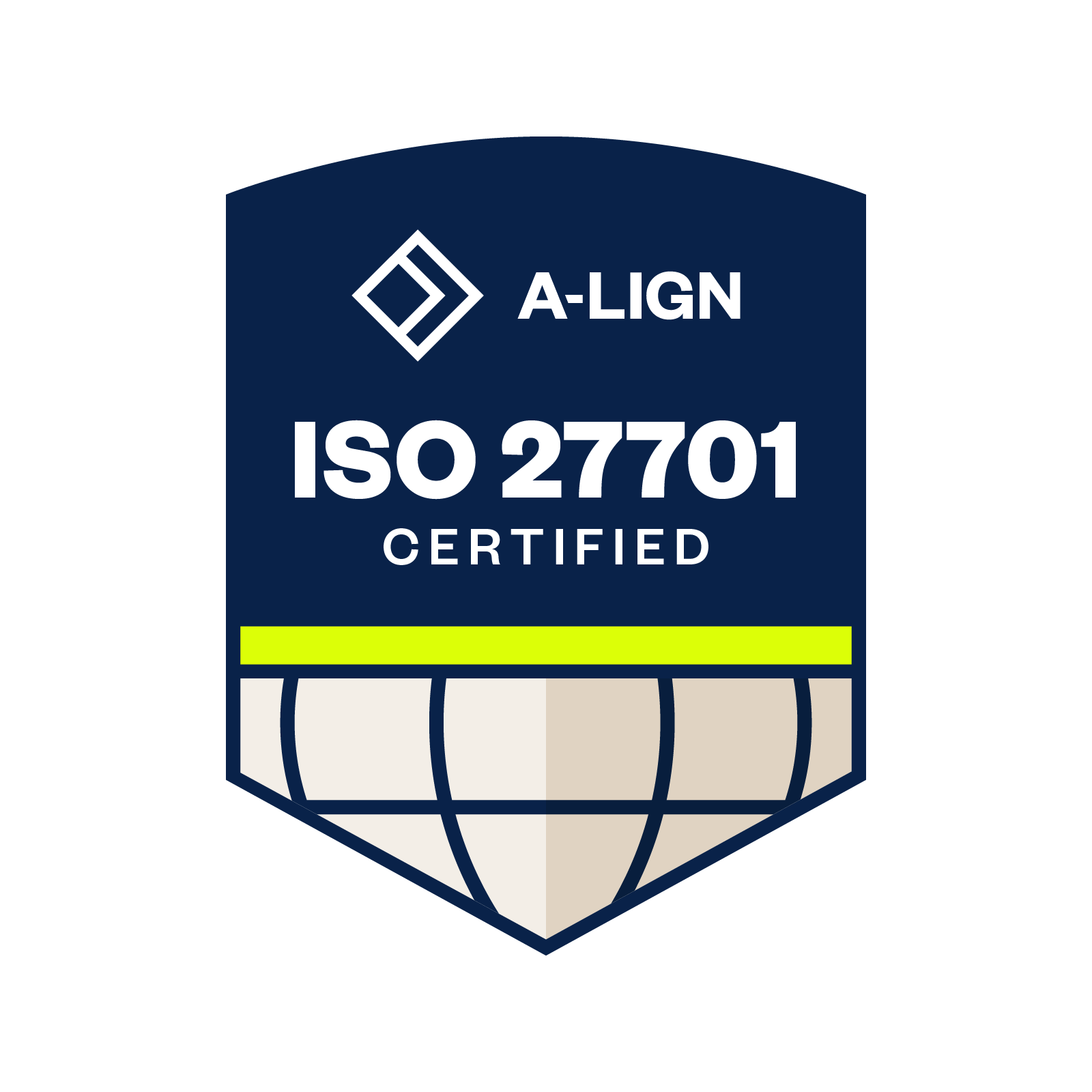 ISO 27701 certification badge